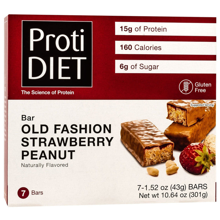 Proti Diet Old Fashion Strawberry & Peanut Bar