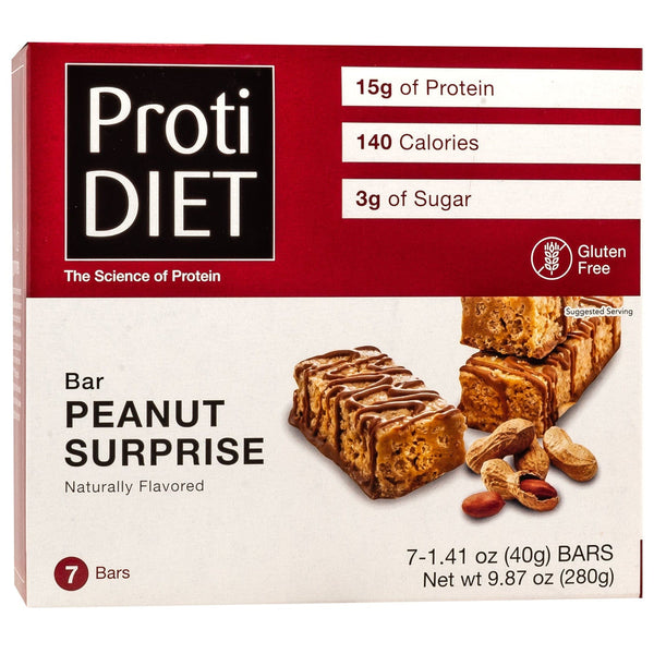 Proti Fit Protein Bars - 15g Protein Low Calorie Low Carb Snack Fluffy Nutter