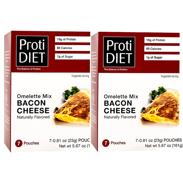 2 Box Pack Proti Diet Bacon Cheese Omelet