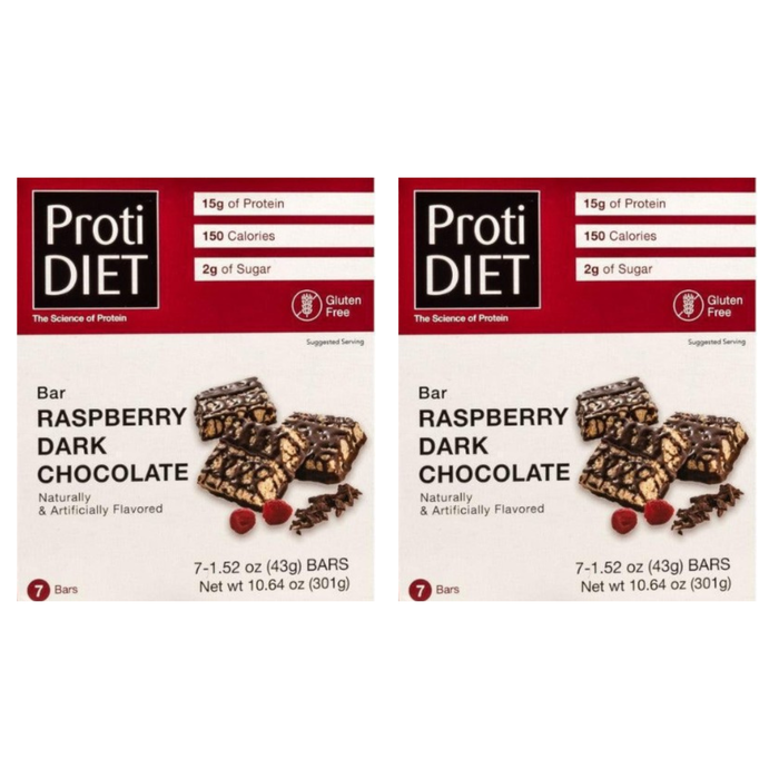 Proti Diet Raspberry Dark Chocolate Bar