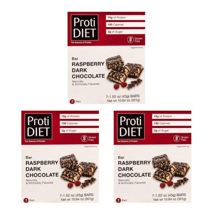 Proti Diet Raspberry Dark Chocolate Bar