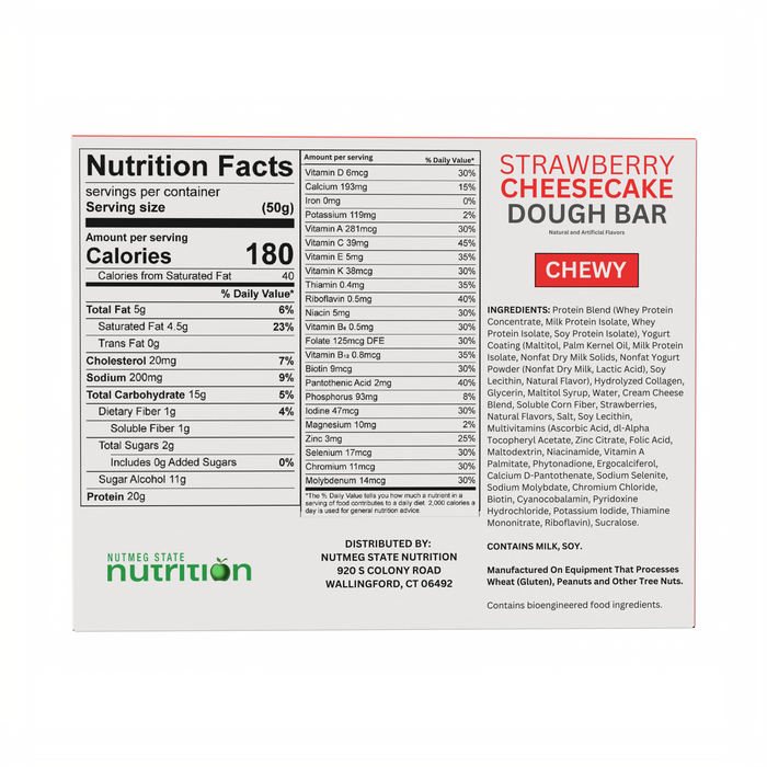 Fit Wise Strawberry Cheesecake Dough Bar