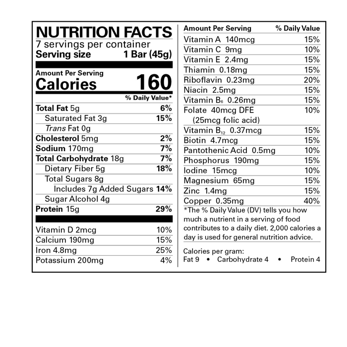 Numetra Peppermint Cocoa Crunch Bars - 1 Box