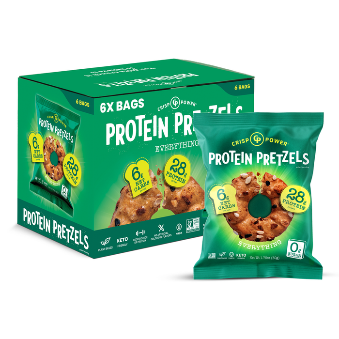 Crisp Power Protein Pretzels