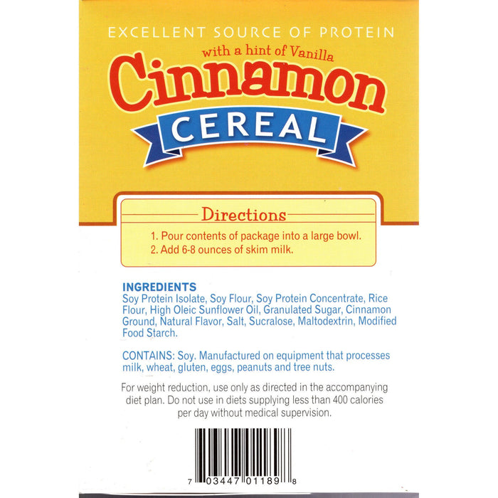 Fit Wise Cinnamon Vanilla Cereal