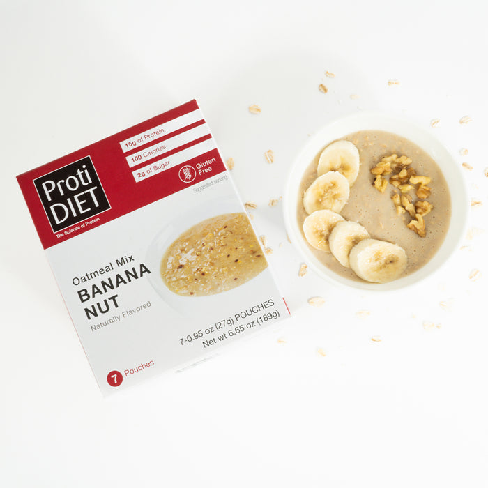 Proti Diet Banana Nut Oatmeal