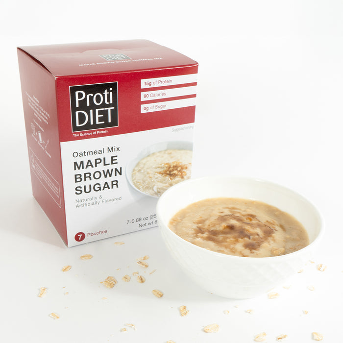 Proti Diet Maple Brown Sugar Oatmeal Box