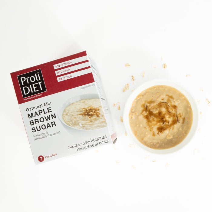 Proti Diet Maple Brown Sugar Oatmeal Box