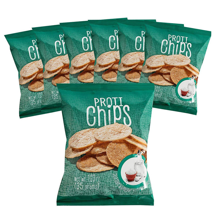 7 Bag Pack Proti Fit Sea Salt and Vinegar Chips