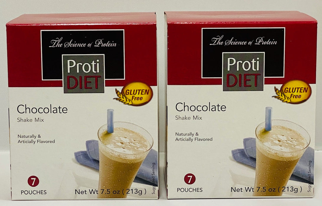 2 Box Pack (14 Servings) Protidiet Chocolate Shake | Diet Shake