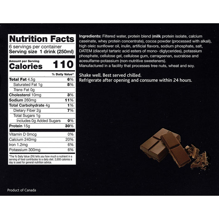 6 Pack Proti Fit RTD Chocolate Shakes