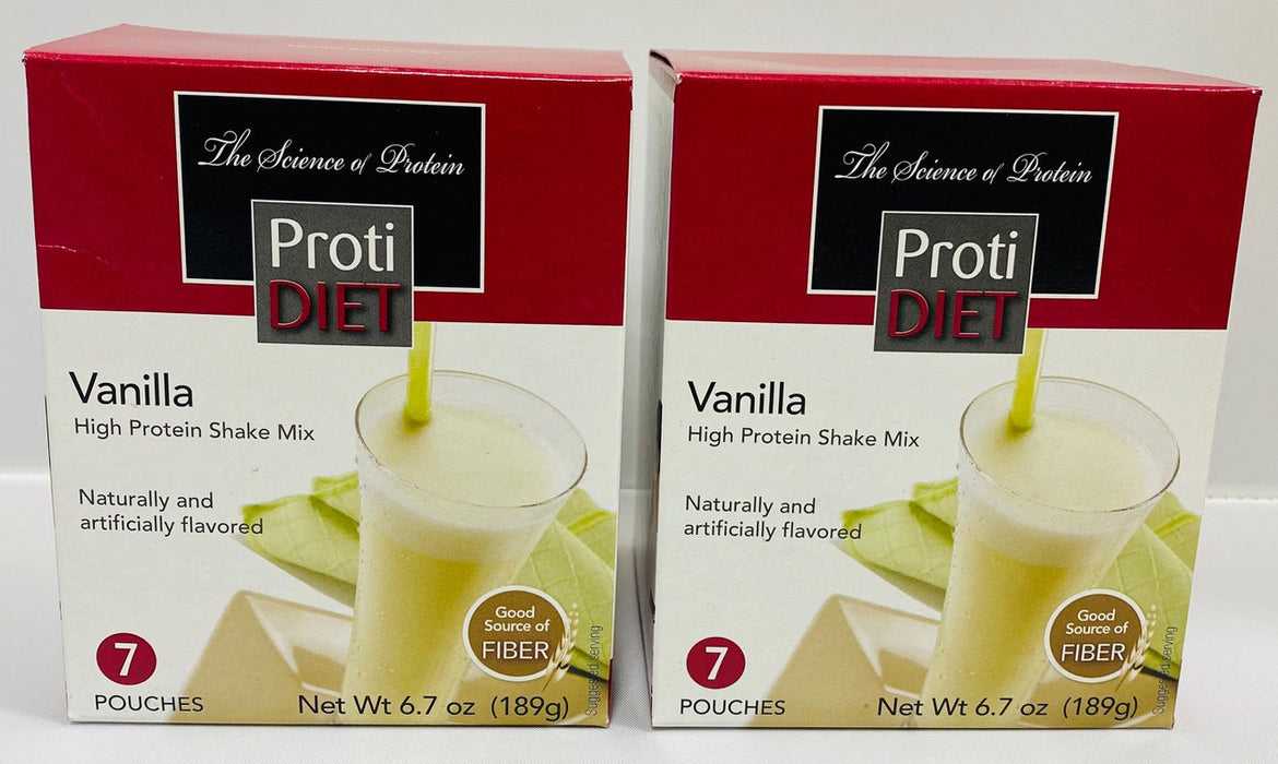 2 Box Pack Proti Diet Vanilla Shake