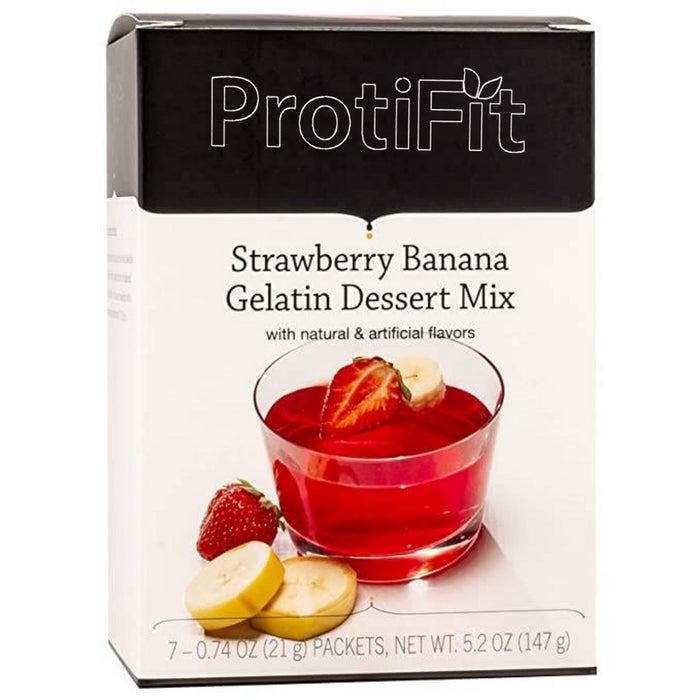 Proti Fit Strawberry Banana Gelatin Dessert Mix