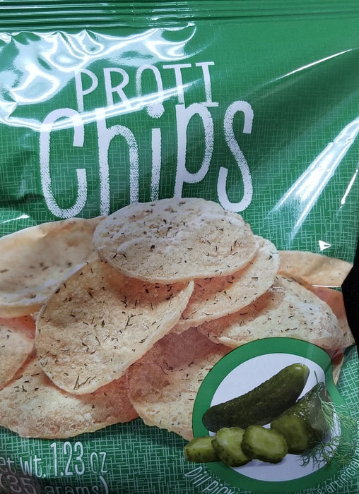 Proti Fit Dill Pickle Chips Single Bag