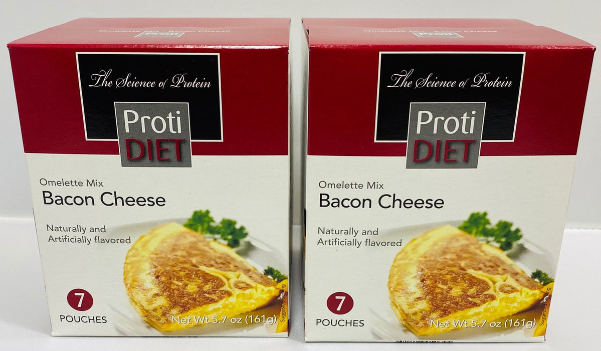 2 Box Pack Proti Diet Bacon Cheese Omelet